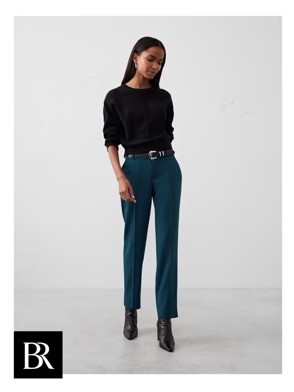 Banana Republic Factory
Ryan Herringbone Pant
8 Tall | Teal Shadow